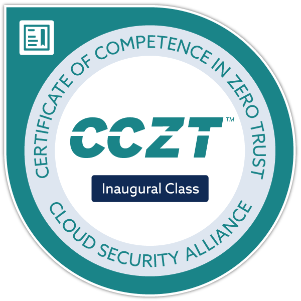 Certificate of Competence in Zero Trust (CCZT)